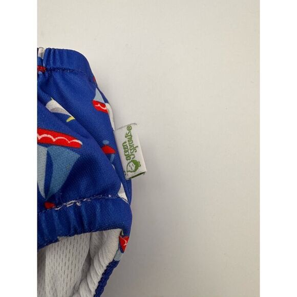 Green Sprouts Reusable Swim Diaper Baby Size 18 Months‎ Blue 100% Polyester - Picture 3 of 3